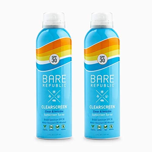 Bare Republic Clearscreen SPF30 Spray 2PK