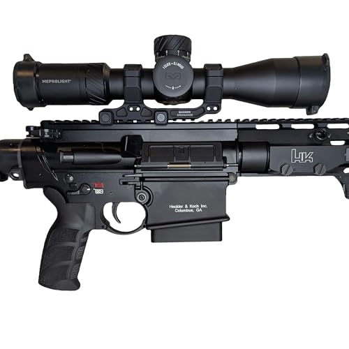 Hammy3DPrints Mount for HK 417 / MR762 - Wall | Rifle Holder Storage Rack (Drywall Anchors with Screws, Inline (Vertical))