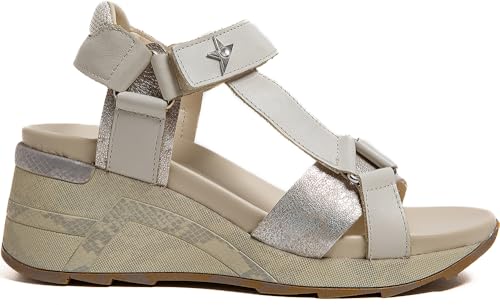 Sandales pour femme Cetti nu-pieds confortables en cuir marron clair