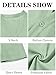 Runcati Mens Casual Henley Shirts Linen Short Sleeve V Neck Band Collar Shirt Beach Summer Hippie Lightweight Tops Mint
