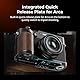 SMALLRIG X100VI / X100V-Handgriff, L-förmiger Holzgriff für Fujifilm X100VI / X100V-Kamera, integrierte Schnellwechselplatte für Arca, mit Auslöser und Blitzschuhabdeckung, Schwarz – 4805