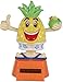 Solar Bobble Shaking Head Dancing Toy Pineapple Figure Statue Car Dash Board Ornaments for Car Vehicle Decoration
