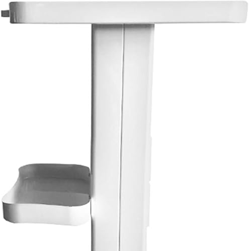 Miniatura 7 de Carrito de esteticista prémium con ruedas y enchufe, carrito de salón con asa, capacidad de peso de 110 libras, ideal para uso en spa de belleza y