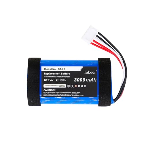 OERIIHIY Replacement Battery for S'ony SRS-XB31 SRS-XB33 ST-06 IAJ002NA ID1057 3000mAh