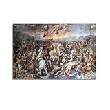 Vintage-Poster, Motiv: Schlacht um die Milvianische 