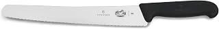 Victorinox Fibrox Serrated Pastry Saw Long Kitchen Knife for Cake and Bakery 26cm Sharp Stainless Steel Black