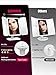 EASEHOLD Espejo Maquillaje con Luz, Triple Espejo Plegable con Aumentos 10x, 5X,...