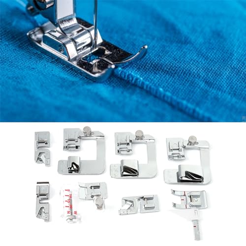 Kit de pies de prensa para máquina de coser miniatura 6