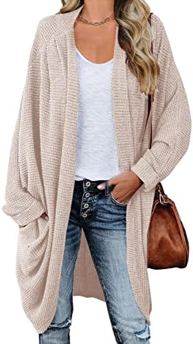 ZoeAce Womens Open Front Knit Cardigan 
