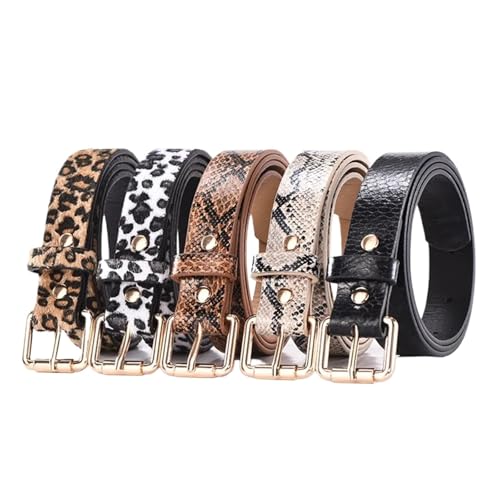 PU Leather Print Slim & Wide Belt Elegant Design for Casual and Stylish Outfits Belts for Women2