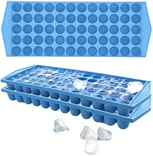 Arrow Mini Ice Cube Trays, 3 Pack - 60 Mini Cubes Per Ice Tray, 180 Cubes Total - Made in the USA, BPA Free Plastic - Easy-Release Design, Ideal Tiny Ice Cube Trays for Sports Bottles and Blenders