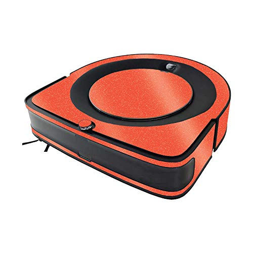 Image of MightySkins Glossy Glitter Skin Compatible with iRobot Roomba s9 Vacuum - Solid Red | Protective High-Gloss Glitter Finish | Easy to Apply and Change Styles | Made in The USA