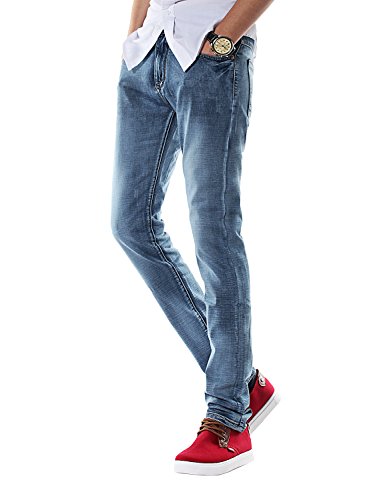 Demon&Hunter Men's Slim Fit Jeans S8315(31) Blue