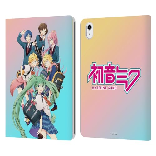 Funda Hatsune Miku para iPad Air 2020 de cuero con soporte tipo libro