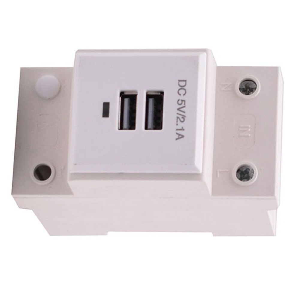USB-DIN-Schienen-Modulbuchse DC 5 V 2,1 A Ausgang für DIN-Schienen