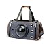 PETCUTE Transportín Perro Gato, Bolsa de Transporte Transpirable para Mascotas con Colchón Suave, Mango Resistente,Transportín para Gatos y Perros con Correa de Seguridad Interior,Aerolínea Aprobada