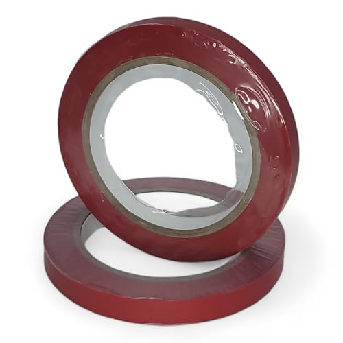 Image of All Tapes Depot RED Vinyl Pinstriping Tape,1 /2 inch x 36 Yards - Ideal for Pickleball Court Lines, Floor Marking, Crafts, Boats, Vehicles, and More