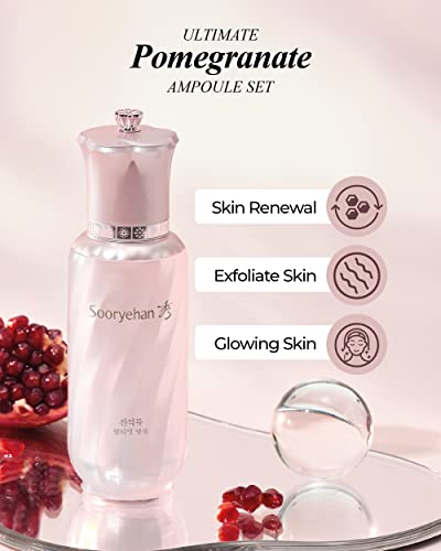 Sooryehan-Ultimate-Pomegranate-Ampoule-Set-19fl-oz-Skin-Elasticity-Reduced-Wrinkles-Skin-Tone-Improvement-by-LG-Beauty-Collagen-Elastin-Vitamin-C-Propolis-Adenosine-Niacinamide