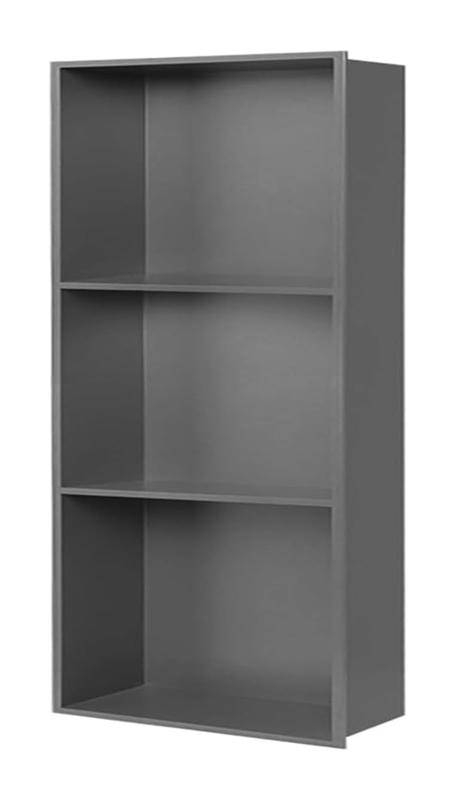 AYCDL Stainless Steel Shower with Built-in Storage One-Piece Design for Bathroom nization Space-Saving Solution Modern Shower Shelf,Grigio-90x28x12.5cm