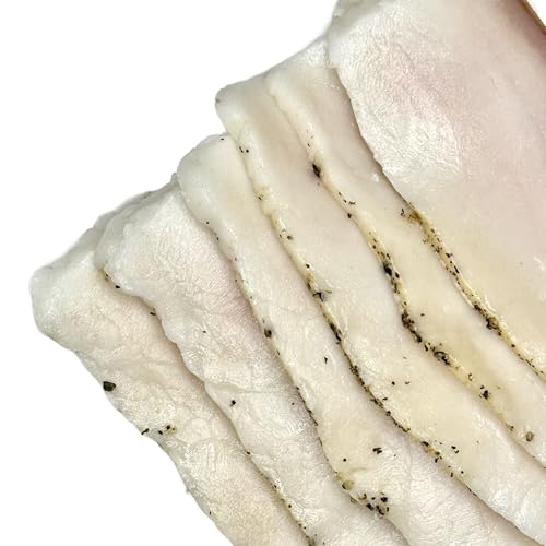 Salo, Smoked Pork Fat Back Hungarian Brand, appx. 1 lb | 16 oz, All Natural, NITRATE FREE, NITRITE FREE, MSG FREE