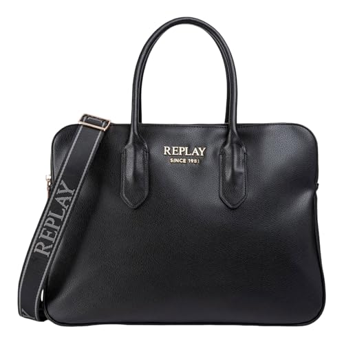 Sacoche pour ordinateur portable Replay FW3823 0098 sac business noir