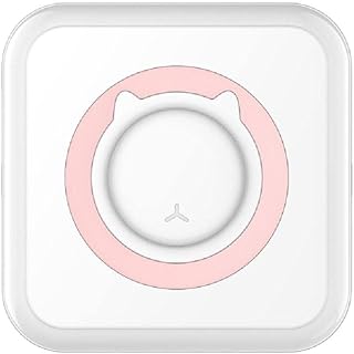 Grotera Mini Pocket Photo Printer Portable Thermal Printing Machine Wireless BT Connection for Picture Lable DIY Handcraft List Portable Instant Photo Printer Paper for Android