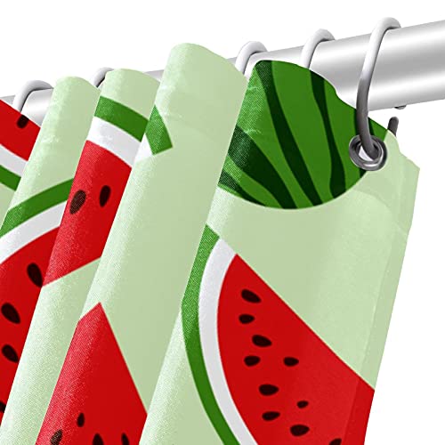 Rideau de douche pastèque imperméable coloré 183x183 cm grand format
