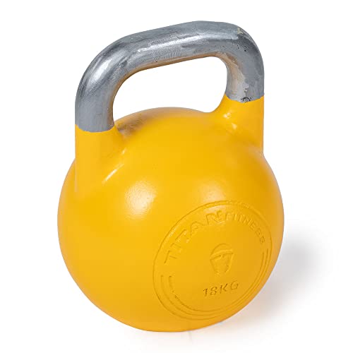 Titan Fitness Competition Style Kettlebell 18 KG Steel, Workout, Strength, Power