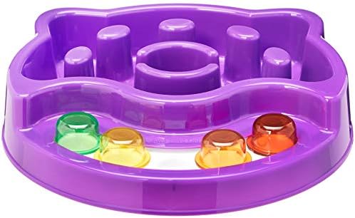 Amazon Basics Pet Activity Center and Feeder, Purple