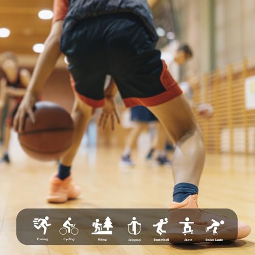 Brisira Coolmax Bamboo Viscose Kids Socks Compression Athletic Hiking Running Sports Boys Socks Moisture Wicking For Youth thumb #4