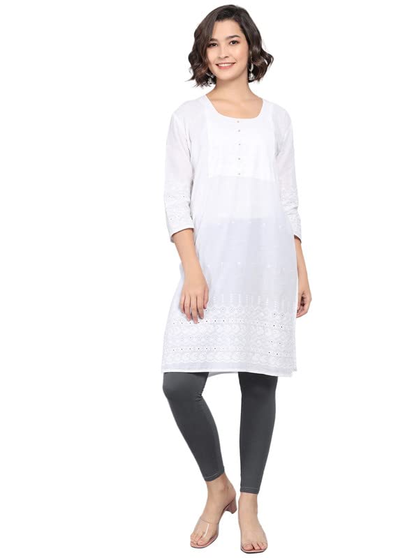 Image of NGT Super Cotton (Pack of 3) Ankle Length Leggings for Women and Girls.