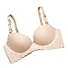Produktbild CFeng nahtloser BH, kariert, bügelfrei, bequem, atmungsaktiv, Push-Up, verstellbar, Damen-BH, Unterwäsche, Nude, 32/70ab