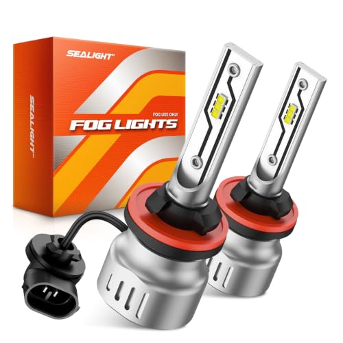 Image of SEALIGHT 881 /889 LED Fog Light Bulbs, 12000LM 6500K White-2 Pack, for Dodge