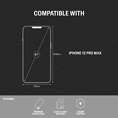 TORRO Custodia Portafoglio Compatibile con iPhone