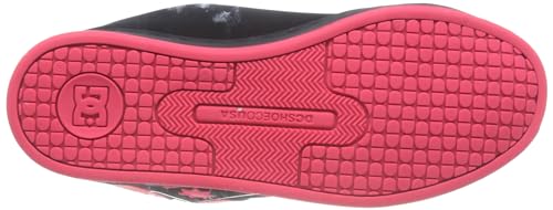 Foto von DC Shoes Damen Court Graffik Skate-Schuh, Schwarz/Pink, 39 EU
