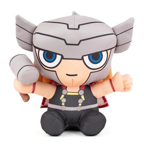 Image of Mirada Marvel Thor Soft Plush Toy - 23cm | Official Licensed Superhero Stuffed for Kids, Boys & Girls | Super Soft Cuddly Character Toy for Fans | Great for Birthday Gifts /Christmas /Diwali