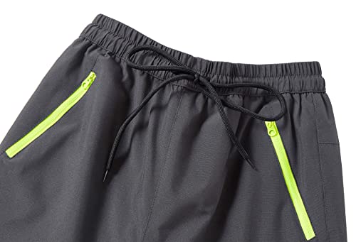 Irelia Winter Boys Girls Fleeced Lined Skiing Pants Hiking Trousers Heather Gray Xxl #TOP1