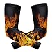 susiyo Fire Flames Cooling Arm Sleeves (1 Pair), UV Sun Protection Compression Arm Cover Shield for Men & Women
