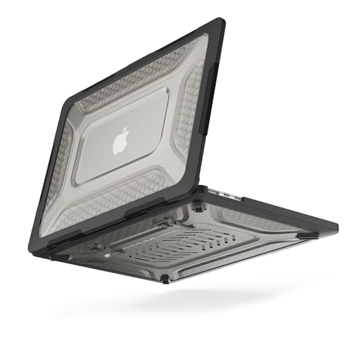 Tukzer Rugged Bumper Armor Case Cover Designed for Apple MacBook Air 13.6 inc with Liquid Retina Display & Touch ID M3 A3113 (2024) / M2 A2681 (2022) - 13 inc Hard Case with Fold Kickstand- Black (B0DFGRGDPG) Amazon Price History, Amazon Price Tracker