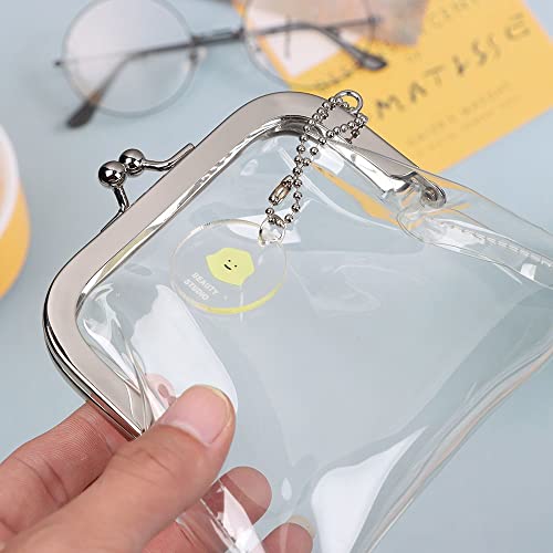Lipstick Bag Simple Storage Transparent Coin Purse Travel Clutch Purse Women's(transparent)2