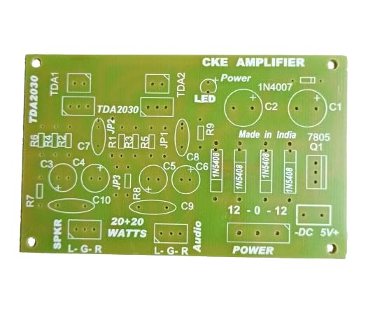 CKE TDA2030 IC Stereo Circuit mounting PCB for Amplifier Home Theater (Dual IC)-picture-15