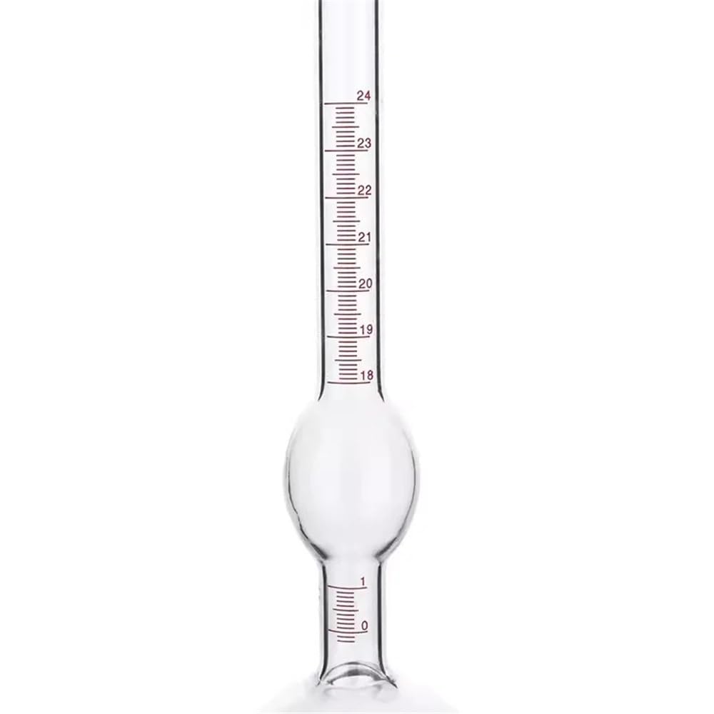 Équipements et fournitures de laboratoire Pycnomètre 250 ml, échelle 0-24 ml/0,05, instrument en verre et ciment solide