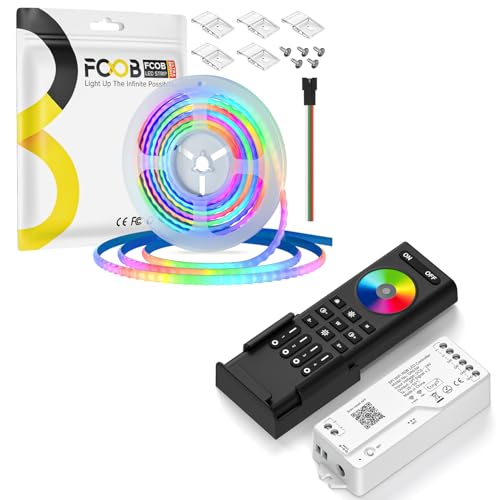 Cinta LED RGB WS2812B direccionable 13.12 pies 160 LEDs/m miniatura 1