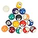 Heitune 16PCS Eco □ Freundliche 38MM Harz Kinder Billardkugel Spielzeug Mini Billardtisch Accesssory