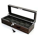 Cadeau parfait : avec une apparence élégante et un design attentionné, notre boîte de rangement pour montres est un cadeau parfait pour toute célébration ou festival comme l'obtention du diplôme, Noël, anniversaire, remise des diplômes, vacances, retraite, etc.