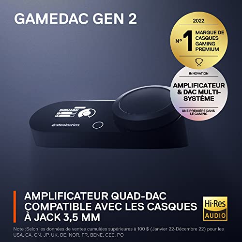 GameDAC Gen 2 SteelSeries ESS Sabre Quad-DAC Son Spatial 360 PC PS5 - 2