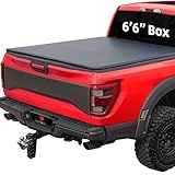 AUTOBULL Soft Roll-up tonneau Cover Compatible with 2004-2014 Ford F150 F-150 6.5ft Bed (78.8"), PVC Top Alloy Steel Structure, Also fits Lincoln Mark LT 6.5 ft