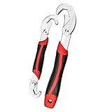 2pcs Llave Multifunción Inglesa,Universal Llaves Inglesas,Multifunción Juego de Herramientas,Llave Universal Quick Snap,Llave Inglesa Ajustable Universal Herramienta de Reparación de Coche Bici