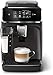 PHILIPS 2300 Series Máquina espresso totalmente automática – 4 bebidas, visualización táctil a color moderna, sistema de leche LatteGo, SilentBrew, molinillo 100% cerámica, negro mate (EP2330/10)