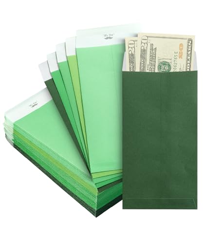 Mr. Pen- Money Envelopes for Cash, 100 Pack, 6.5" x